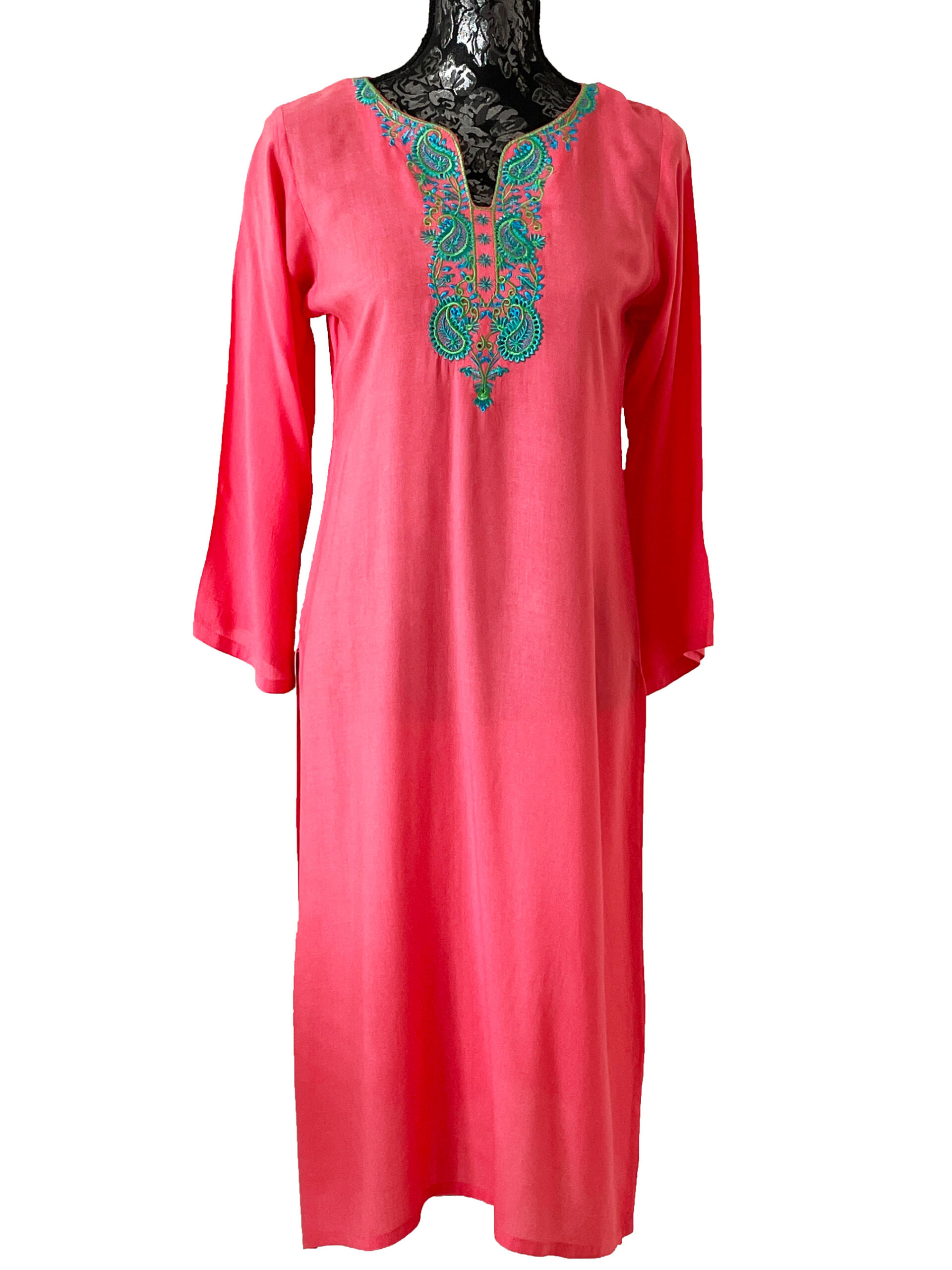 long embroidered kurti